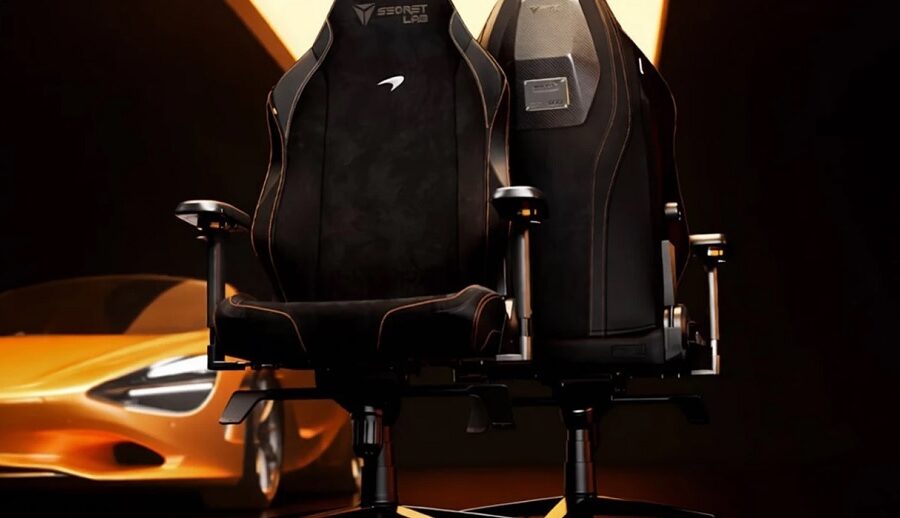 सेक्रेटल्याब र म्याकलरेनले नयाँ गेमिङ कुर्सी प्रस्तुत गरे