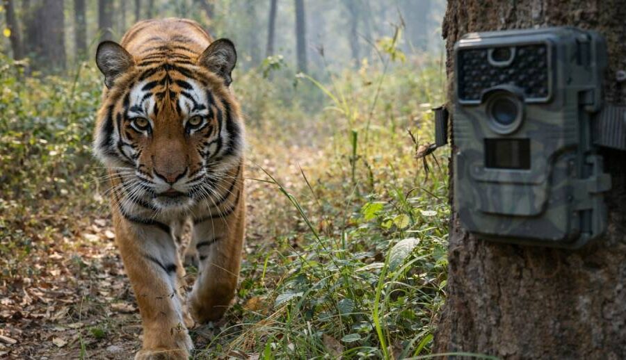 चितवन निकुञ्जमा क्यामरा प्रयोगमार्फत् गरिएको पहिलो भागको बाघ गणना सकियो