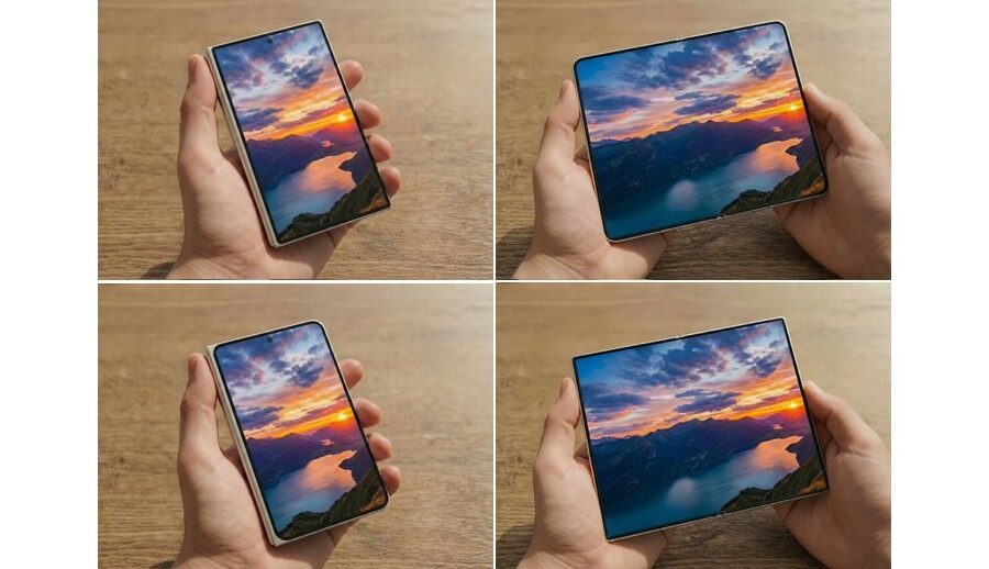 आईफोन फोल्ड र आउँदै गरेको सामसङ ग्यालेक्सी जेड फोल्डको स्क्रिनहरूबीच तुलना