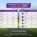 एनसेल फाउन्डेसनले एनपीएल दोस्रो संस्करणका चौकाहरु बापत २,४०० बढी शैक्षिक सामग्री वितरण गर्ने