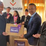 एनसेलद्वारा बार एशोसिएशनलाई आईसीटी उपकरण हस्तान्तरण