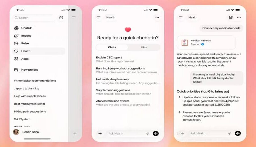 ‘च्याटजीपीटी हेल्थ’ सार्वजनिक: प्रत्येक हप्ता २३ करोड प्रयोगकर्ताले स्वास्थ्यका बारेमा सोध्ने ओपनएआईको दावी