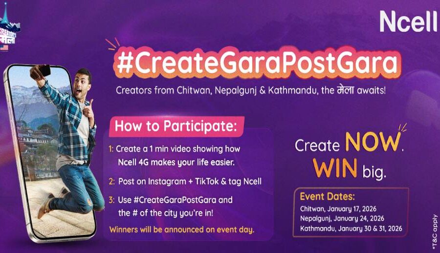 एनसेलको सहयोगमा ‘क्रिएटर्स मेला’ तीन सहरमा आयोजना हुँदै