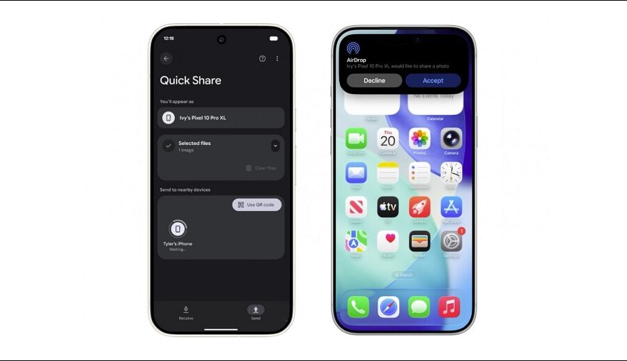 गुगल पिक्सेल ९ सिरिजले चाँडै नै क्विक सेयरमा एयरड्रप समर्थन प्राप्त गर्ने सम्भावना