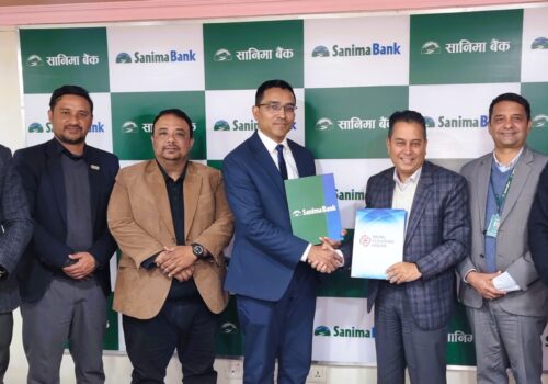 सानिमा बैंक र नेपाल क्लियरिङ्ग हाउस बीच नेशनल स्वीच कार्ड अन्तर्गत नेपालपे कार्ड नेटवर्कका लागि सम्झौता