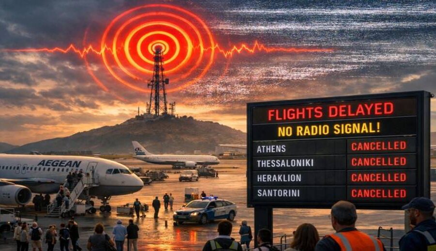 ग्रीसमा रेडियो फ्रिक्वेन्सी बन्द भएपछि विमानस्थलमा उडान सेवा अवरूद्ध