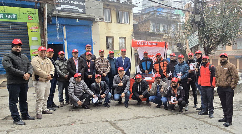डिशहोम इन्टरनेटको ‘सर्भिस अन डोर-‘एसओडी’ अभियान सुरु