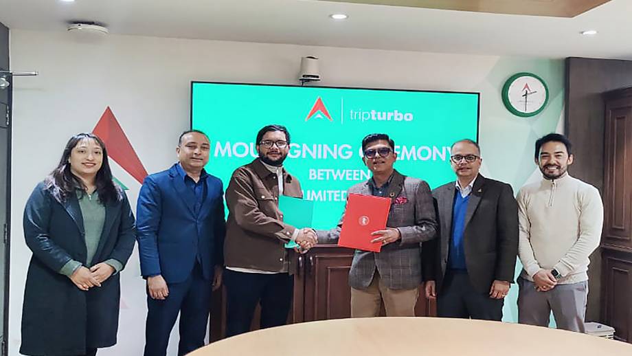 ट्रिप टर्बो र नबिल बैंकबीच साझेदारी, एनब्याङ्क एपमार्फत यात्रा बुकिङ सुविधा