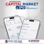 ग्लोबल आइएमई बैंकको ‘ग्लोबल स्मार्ट प्लस’ एपमार्फत आईपीओ भर्ने सुविधा, लाइभ मार्केट अपडेट