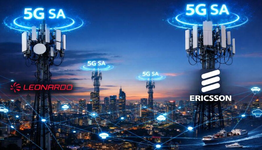 एरिक्सनले रक्षा कम्पनी लियोनार्दोसँग मिलेर फाइभजी स्ट्याण्डअलोन प्रयोग गर्दै परीक्षण गर्यो सामुद्रिक कनेक्टिभिटी