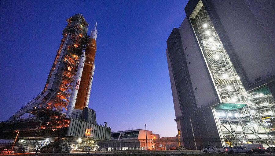 नासाको ‘ओरियन’ रकेट फेरी प्रक्षेपण स्थलमा