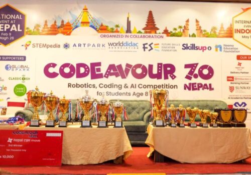 एआई र रोबोटिक्ससम्बन्धी ‘कोडेभर ७.०’ सम्पन्न: ३५ परियोजना इन्डोनेसियामा हुने अन्तर्राष्ट्रिय प्रतियोगिताका लागि छनोट