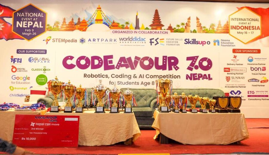 एआई र रोबोटिक्ससम्बन्धी ‘कोडेभर ७.०’ सम्पन्न: ३५ परियोजना इन्डोनेसियामा हुने अन्तर्राष्ट्रिय प्रतियोगिताका लागि छनोट