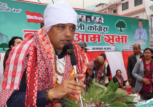 सामाजिक सञ्जालमा मात्रै हैन घरघरमा पुगौँः कांग्रेस सभापति थापा