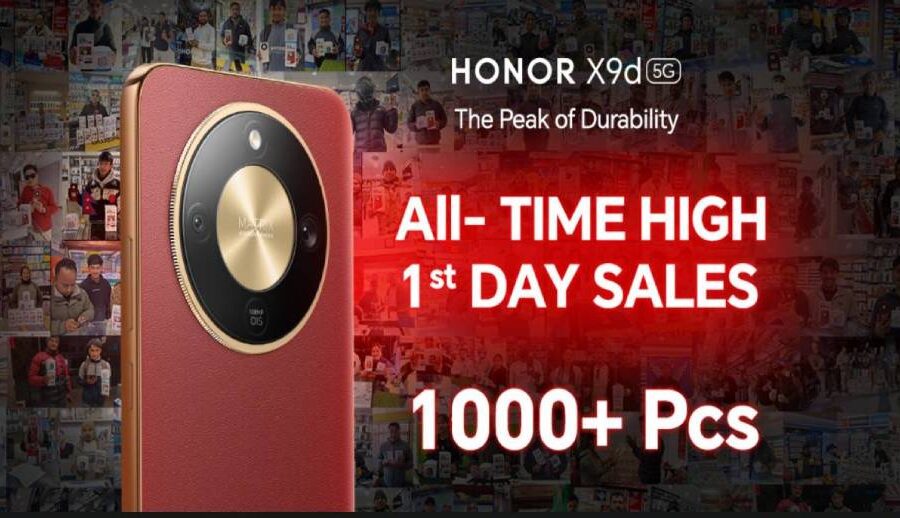 HONOR X9d smashes records with 1,000+ units sold on day one