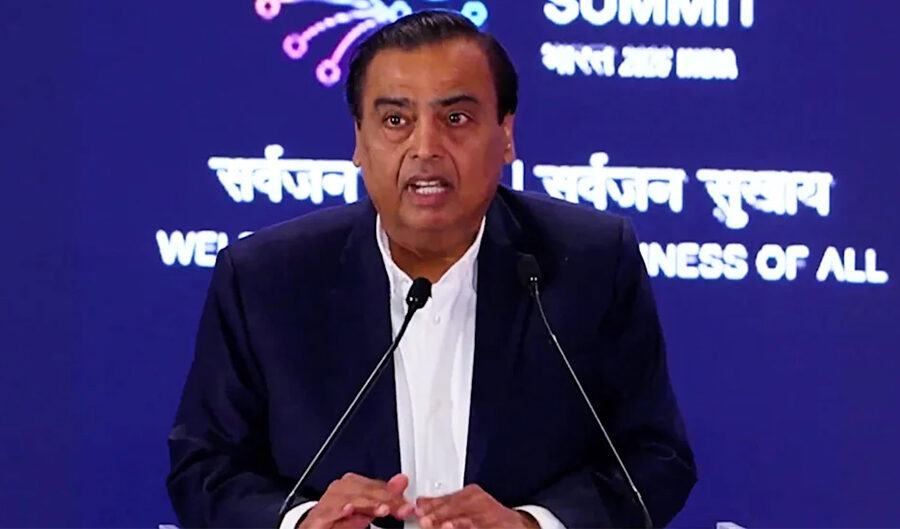 रिलायन्सले भारतमा एआई र डाटा सेन्टरहरूमा ११० अर्ब अमेरिकी डलर लगानी गर्ने