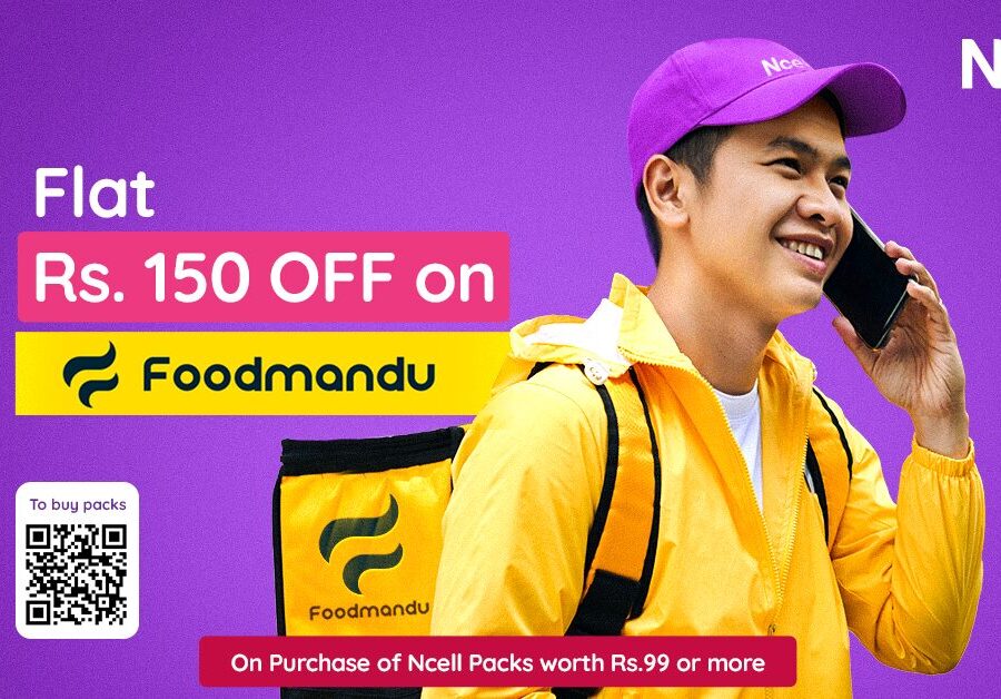 Ncell, Foodmandu bring Rs. 150 flat discount for customers