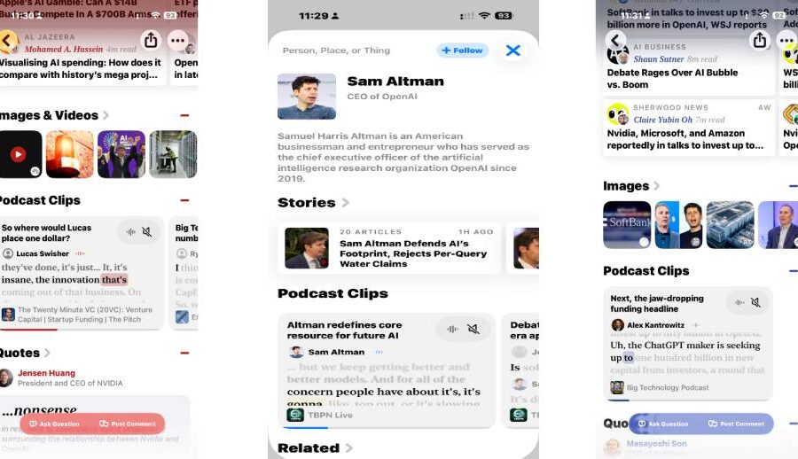 पार्टिकल नामको यो एआई समाचार एपले अब तपाईँका लागि पोडकास्ट सुनेर सारांश बताइदिने