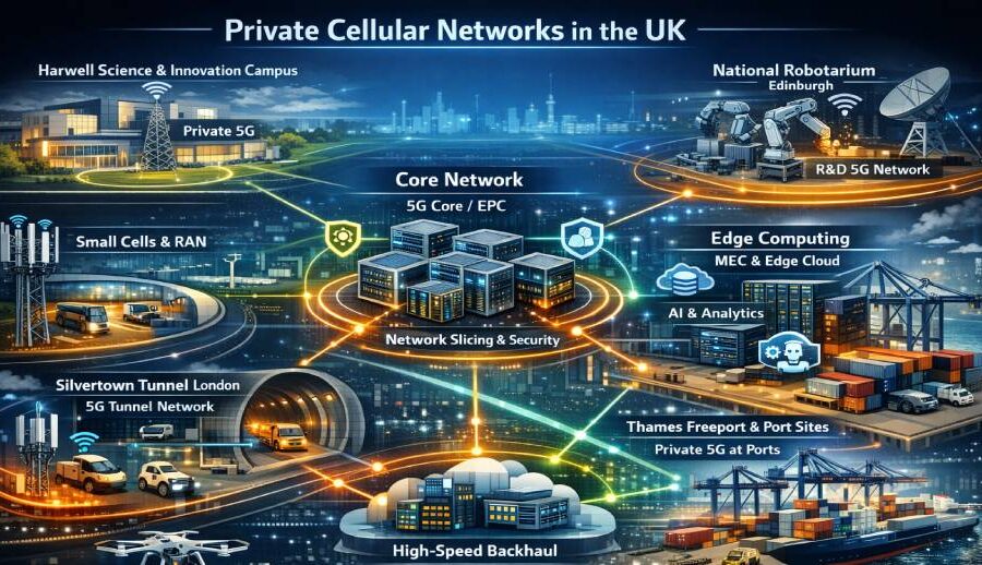 बेलायतमा ६ हजार ५ सयभन्दा बढी पूर्वाधार तैनाथ गरेपछि मूलधारमा निजी सेल्युलर नेटवर्क