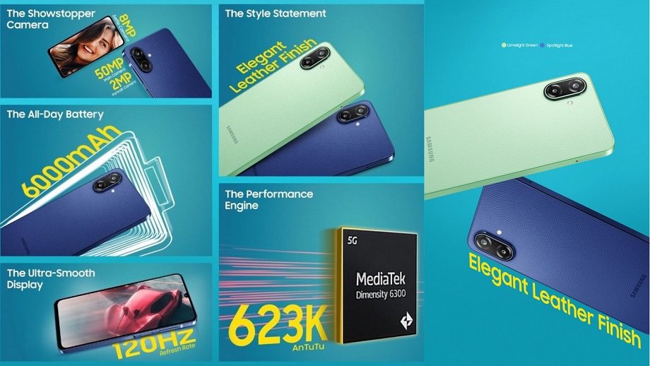 सामसङ ग्यालेक्सी एफ७०ई अनावरण; डाइमेन्सिटी ६३०० र ६,००० एमएएच ब्याट्री समावेश