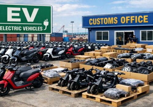 वीरगञ्जबाट विद्युतीयलगायत दुई पाङ्ग्रे सवारीसाधनको आयात बढ्यो