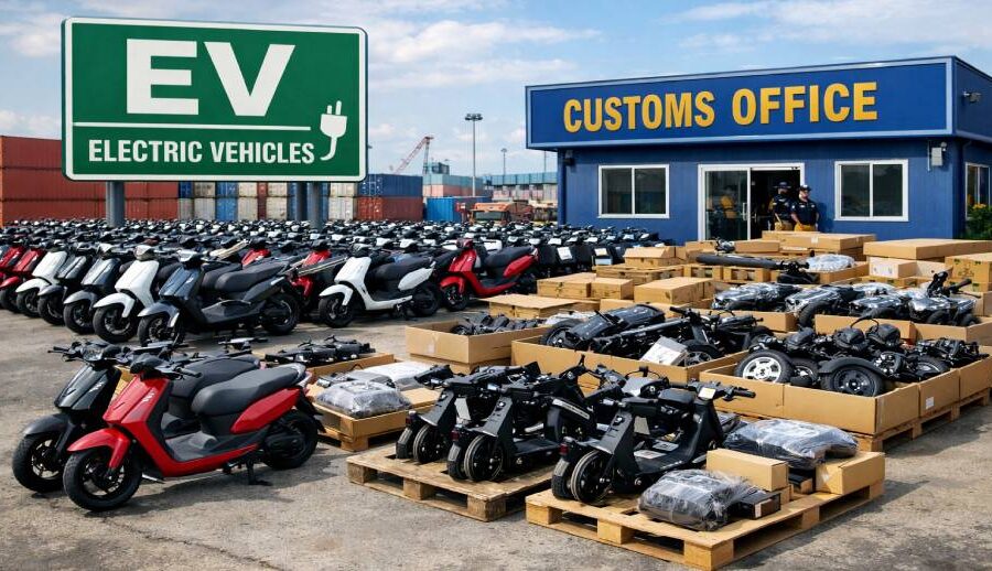 वीरगञ्जबाट विद्युतीयलगायत दुई पाङ्ग्रे सवारीसाधनको आयात बढ्यो