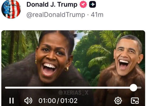ओबामाद्वारा ट्रम्पद्वारा सामाजिक सञ्जालमा राखिएको भिडियोको आलोचना