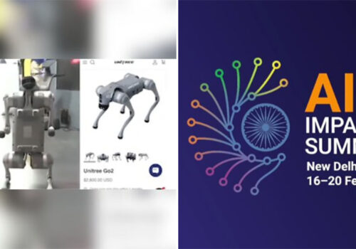 चिनियाँ रोबोटलाई आफ्नै रोबोटको रूपमा प्रस्तुत गरेपछि भारतमा गलगोटियास विश्वविद्यालयलाई एआई समिट छोड्न आदेश