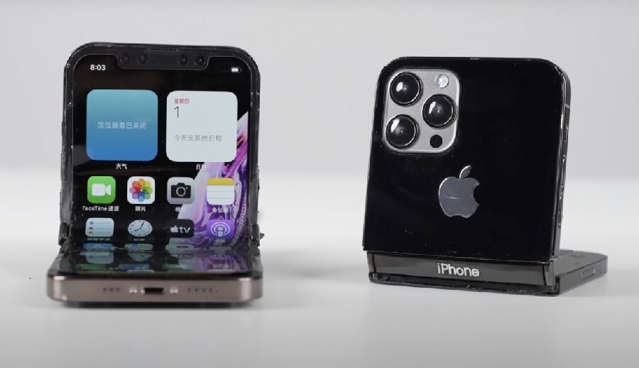 एप्पलले फ्लिप शैलीको फोल्डेबल आईफोनको ल्याउने विकल्पहरु हेर्दैः गुर्मन