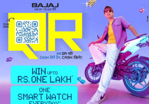 बजाजको क्यूआर क्याम्पेन, भाग्य चम्काउन एक स्क्यान!