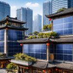 चीनको भवन पर्खालमा सौर्य प्यानलः कार्बन उत्सर्जन घटाउने पहल