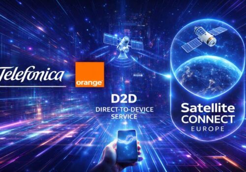 टेलिफोनिका र अरेञ्ज डाइरेक्ट-टू-डिभाइस स्याटेलाइट सेवा प्रयोग गर्ने विषयमा स्याटेलाइट कनेक्ट यूरोपसँग छलफलमा