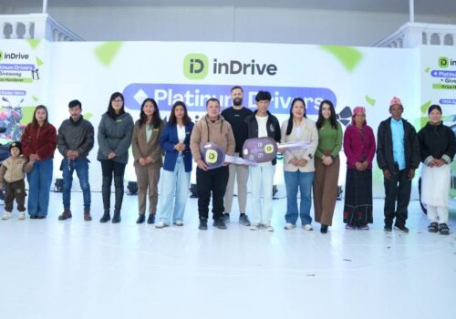 इनड्राइभद्वारा ‘प्लेटिनम ड्राइभर्स गिभअवे’ अभियानका विजेताहरुलाई पुरस्कार वितरण