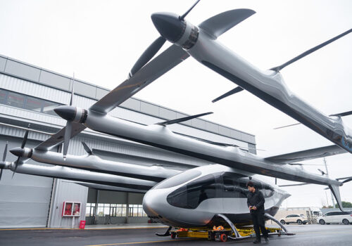 China’s 10-passenger electric aircraft, the Matrix, hints at how big flying taxis can be