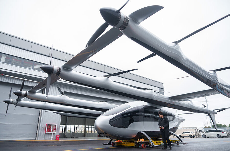 China’s 10-passenger electric aircraft, the Matrix, hints at how big flying taxis can be
