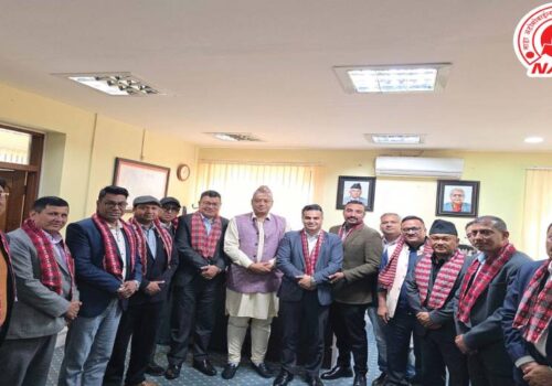नाडा प्रतिनिधि मण्डलद्वारा बागमती प्रदेशका मुख्यमन्त्रीसँग भेटघाट तथा छलफल