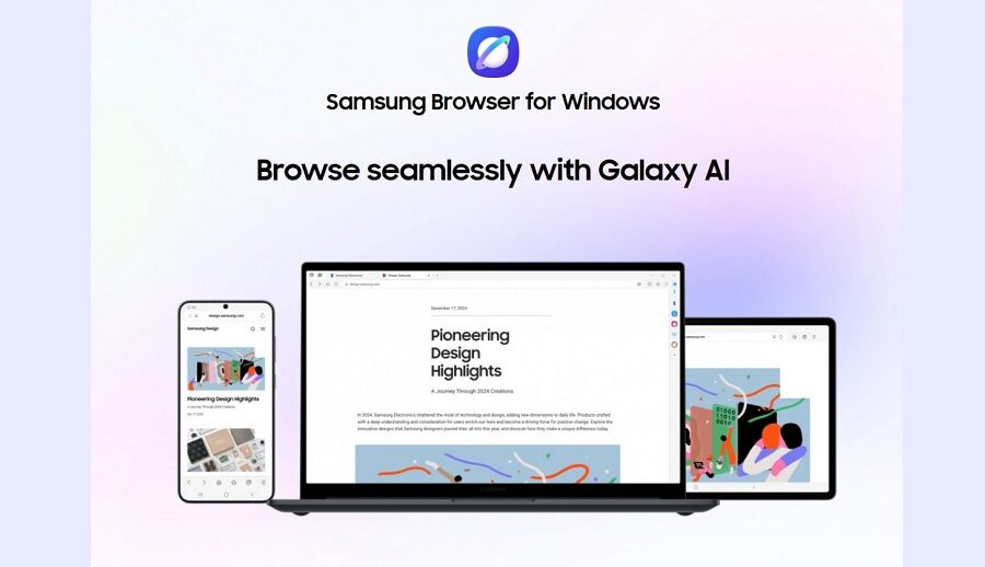 विन्डोजको लागि सामसङ ब्राउजर अब बिटा बाहिर उपलब्ध
