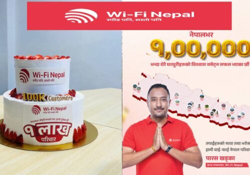 १ लाख घरधुरीमा जोडियो वाई-फाई नेपालको इन्टरनेट