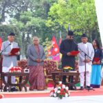 नवनियुक्त प्रधानमन्त्री शाहबाट शपथ ग्रहण, मन्त्रीहरुले समेत लिए शपथ