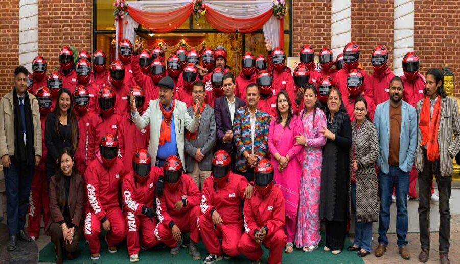 याङ्गो राइडद्वारा बाइक चालकहरूका लागि सडक सुरक्षा तथा ट्राफिक नियमसम्बन्धी ओरियन्टेसन