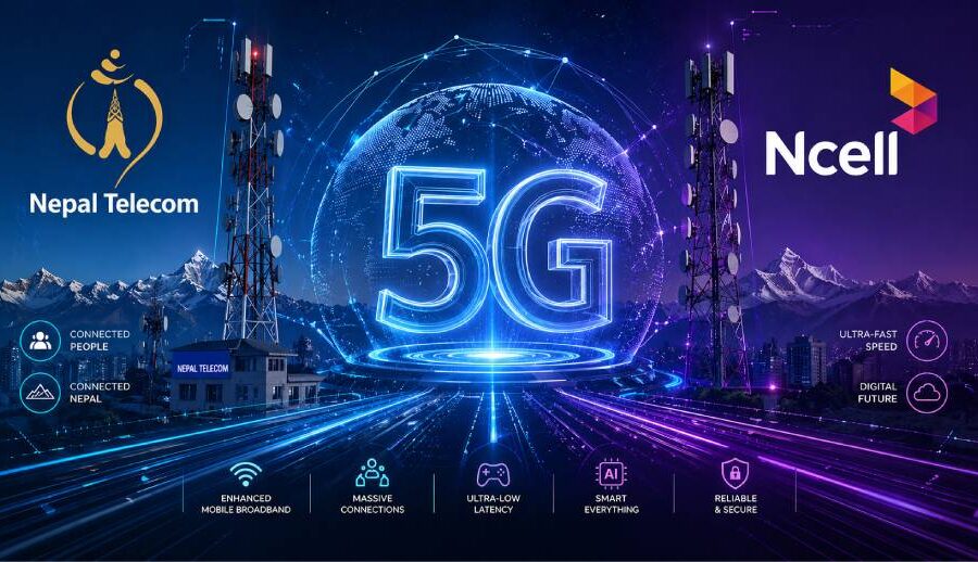 एनसेलले फाइभजी परीक्षणका लागि फ्रिक्वेन्सी पाउने बाटो खुल्यो, अक्शन खोल्दै दूरसञ्चार प्राधिकरण