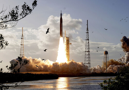 Artemis II astronauts bound for moon after rocketing away on NASA’s first lunar voyage in decades