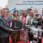 अब ललितपुर महानगरले विद्युतीय गाडी प्रयोग गरेर फोहोर उठाउने: एमएडब्लूले दियो ११ थान फोटोन टीएम१