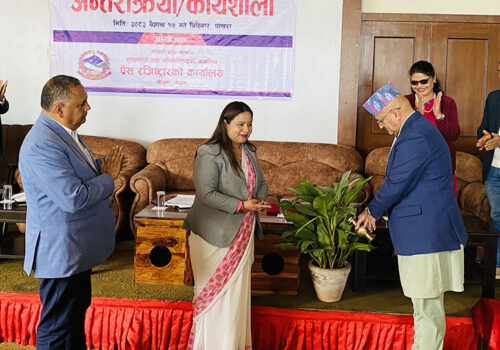 सञ्चारमाध्यमलाई उद्योगका रुपमा विकास गर्नुपर्छ : मुख्यमन्त्री पाण्डे