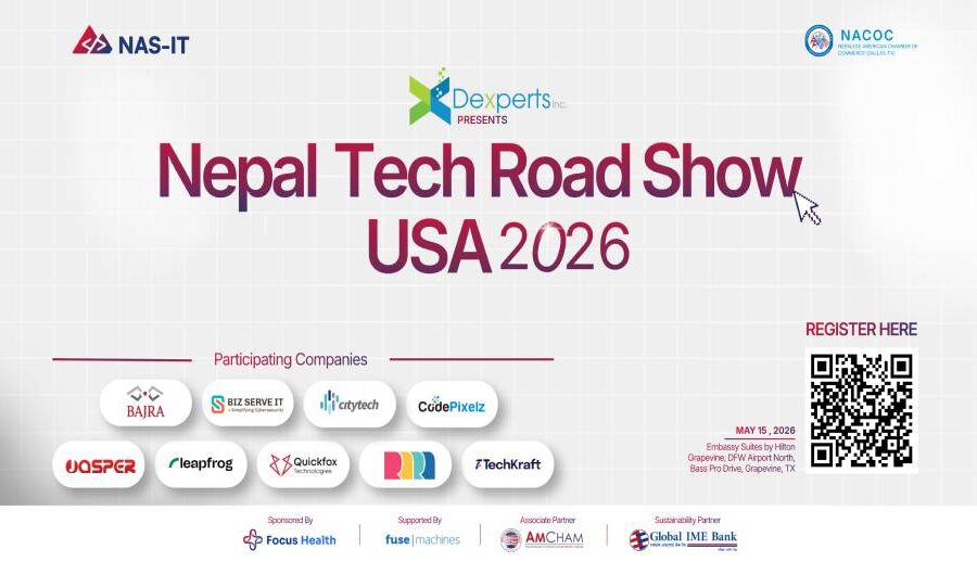 Nepal Tech Roadshow USA 2026 to connect Nepal’s IT sector with the U.S. market and strengthen global collaboration