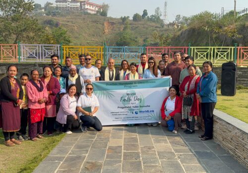 पृथ्वी दिवसमा वर्ल्डलिंक कम्युनिकेशन्सको डस्टबिन हस्तान्तरण तथा सरसफाइ कार्यक्रम सम्पन्न
