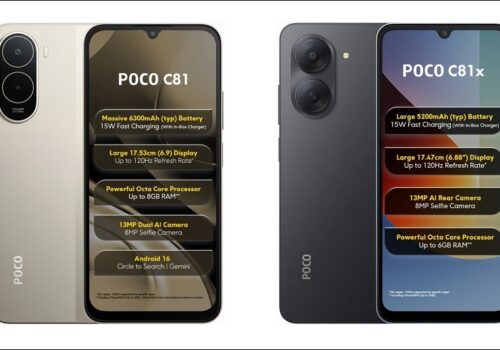 पोको सी८१ र सी८१एक्स लन्च गरियो; १२० हर्ज स्क्रिन र ६,३०० एमएएच ब्याट्री समावेश