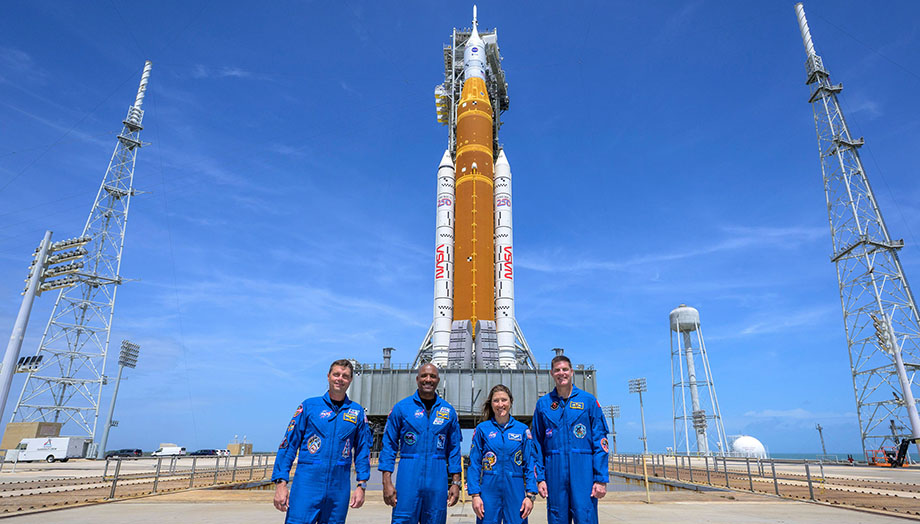 Artemis astronauts pass half-way point on way to Moon