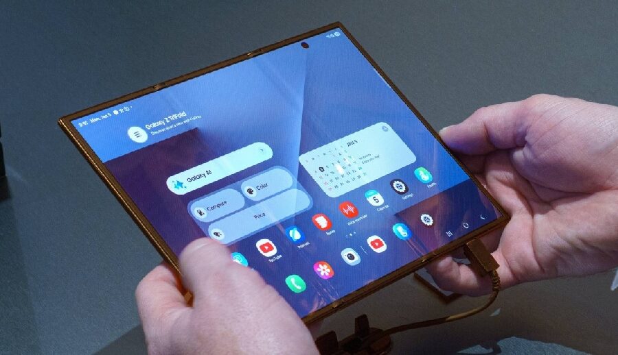 सामसङ ग्यालेक्सी जेड ट्राइफोल्ड २ पहिलो ट्राइफोल्ड भन्दा पातलो हुने सम्भावना