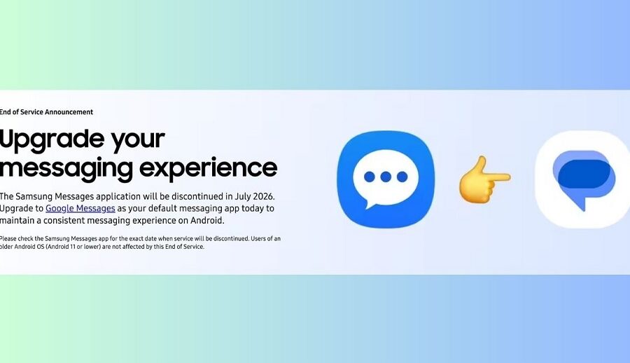 सामसङ मेसेजेज एप बन्द गरिँदै